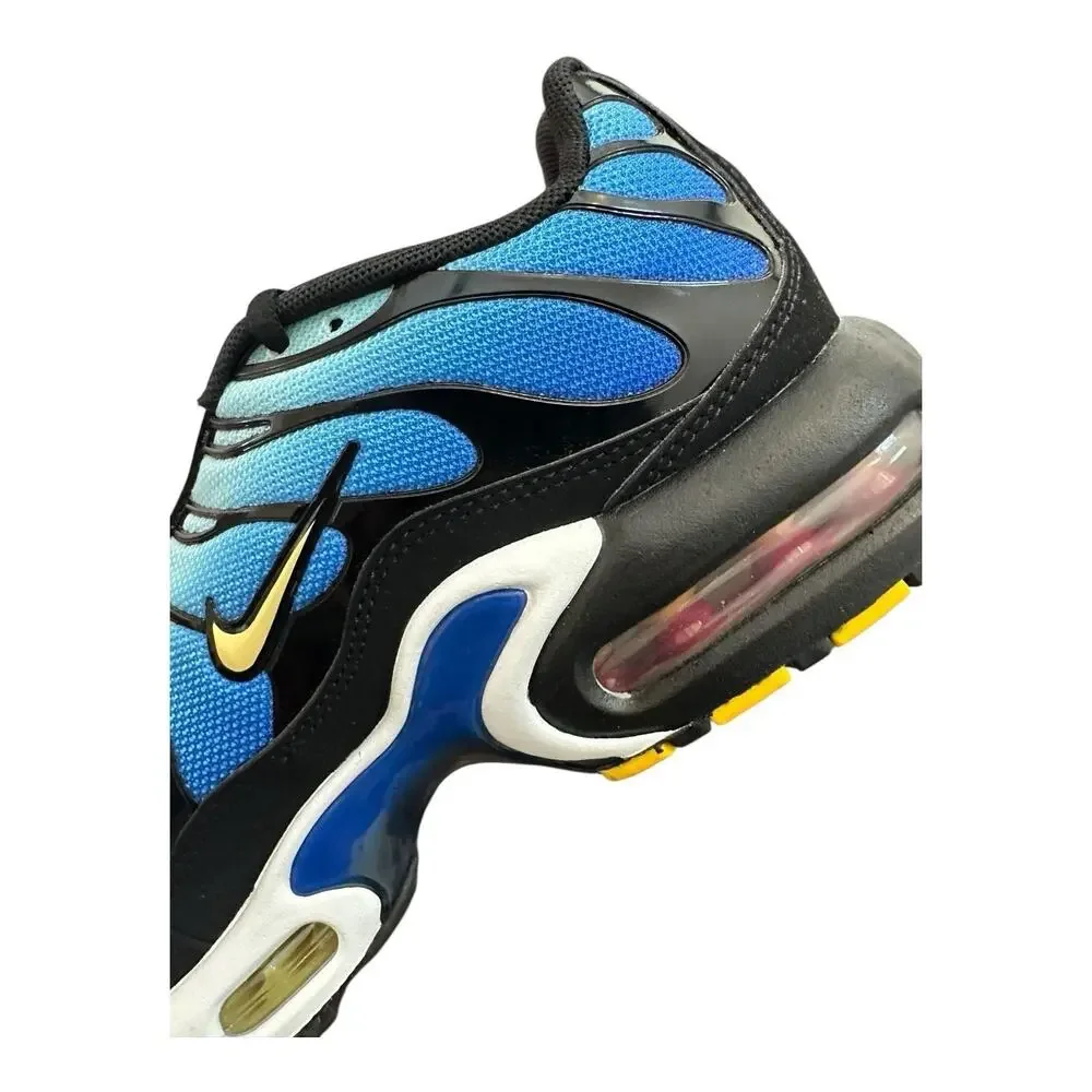 Nike Air Max Plus Chamois Sky Blue Black Kids Size 5.5Y CD0609 032 New Authentic